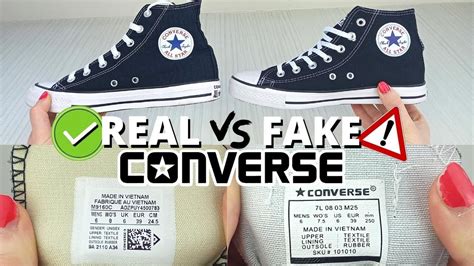 how to determine fake converse shoes|converse original check.